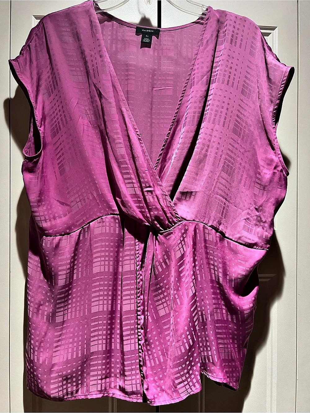 Halogen Geometric Tunic in Pink Size 2X Like New